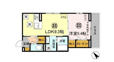 グランチェスタ西船の間取り