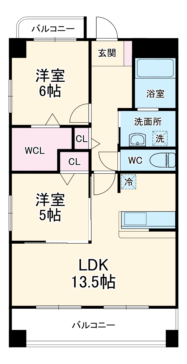 サンファミリアの間取り