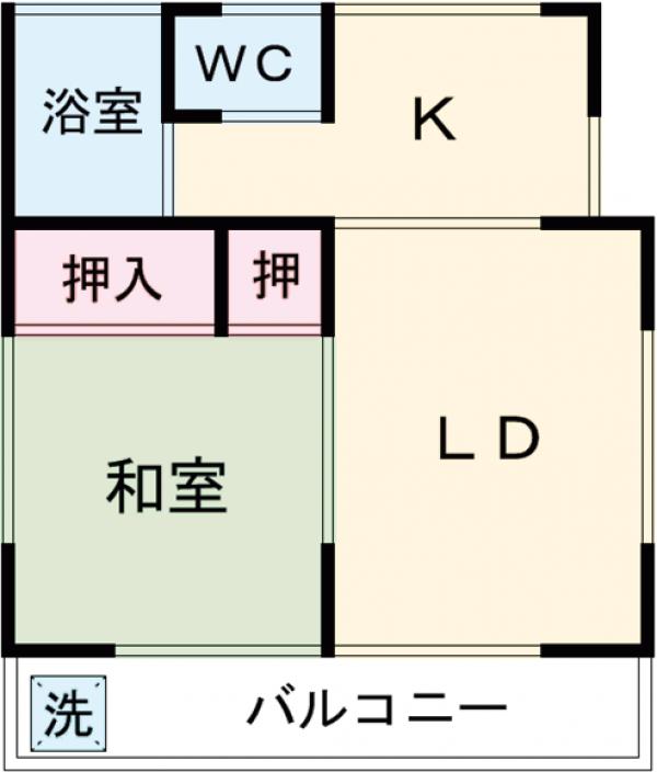 大貫アパートの間取り