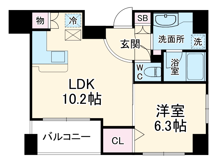 プライマリー相模大野ステーションフロントの間取り