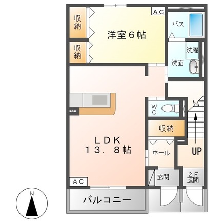 ポラリス B棟の間取り