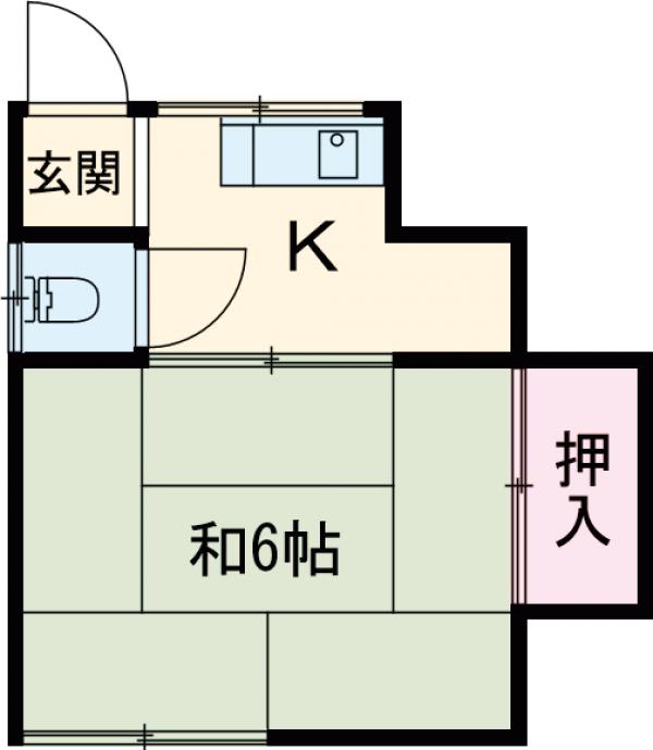 井上荘の間取り