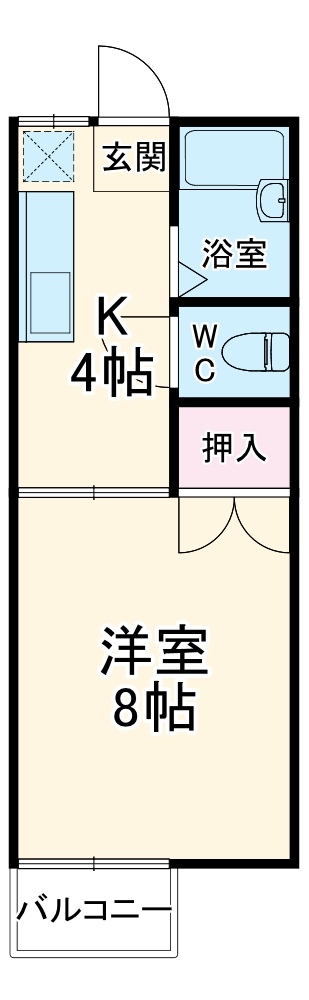 グリーンビレッジ大竹の間取り