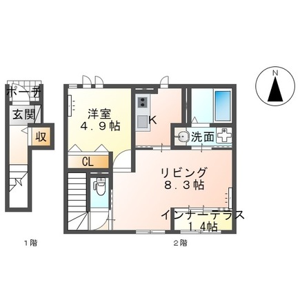 Casa Liberta Ⅰ(カーサ リベルタ Ⅰ)の間取り