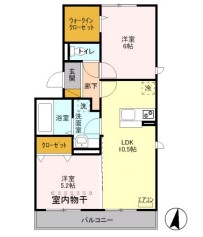 メゾン・ジャンティーユの間取り