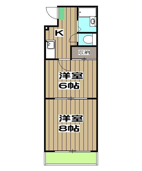 ベルメゾンアルヴェの間取り