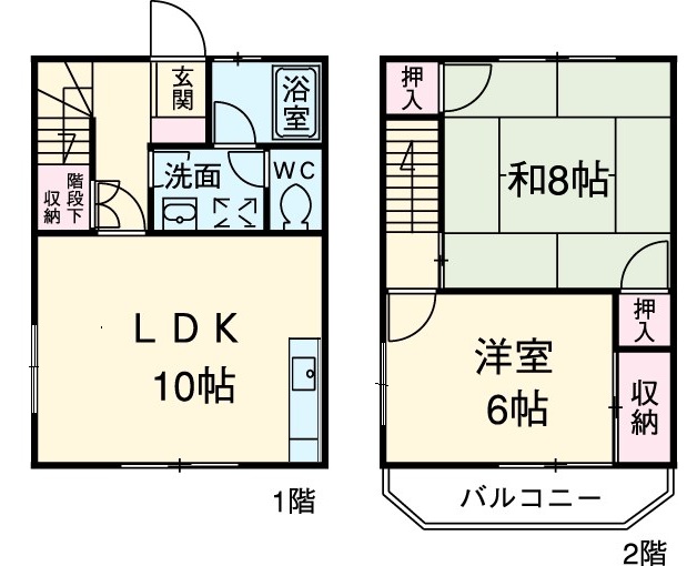 ビューパークDの間取り