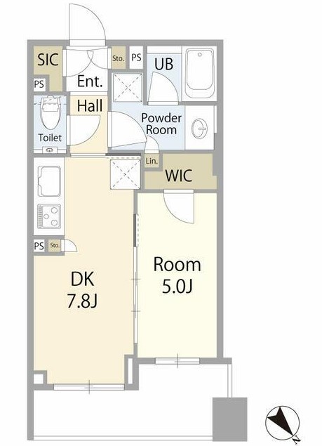 ザ・パークハウスアーバンス東五反田の間取り