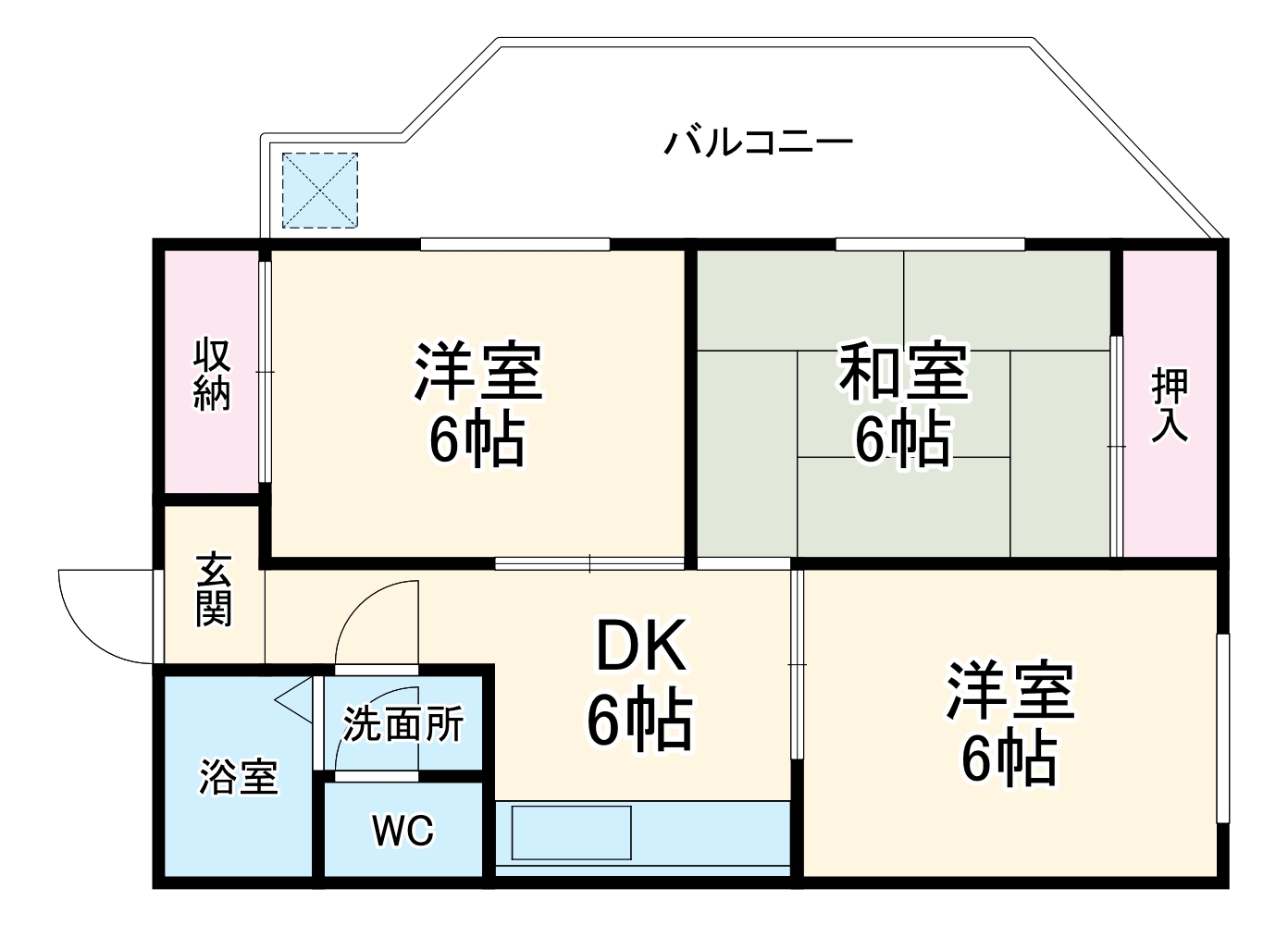 シティーハイツモリー の間取り