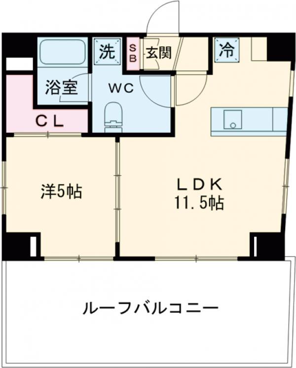 ミリアレジデンス長原の間取り