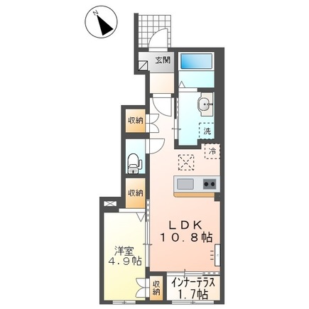 メゾンド・ソレイユBの間取り