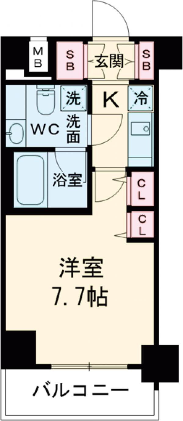 PREMIUM CUBE G 駒沢大学の間取り