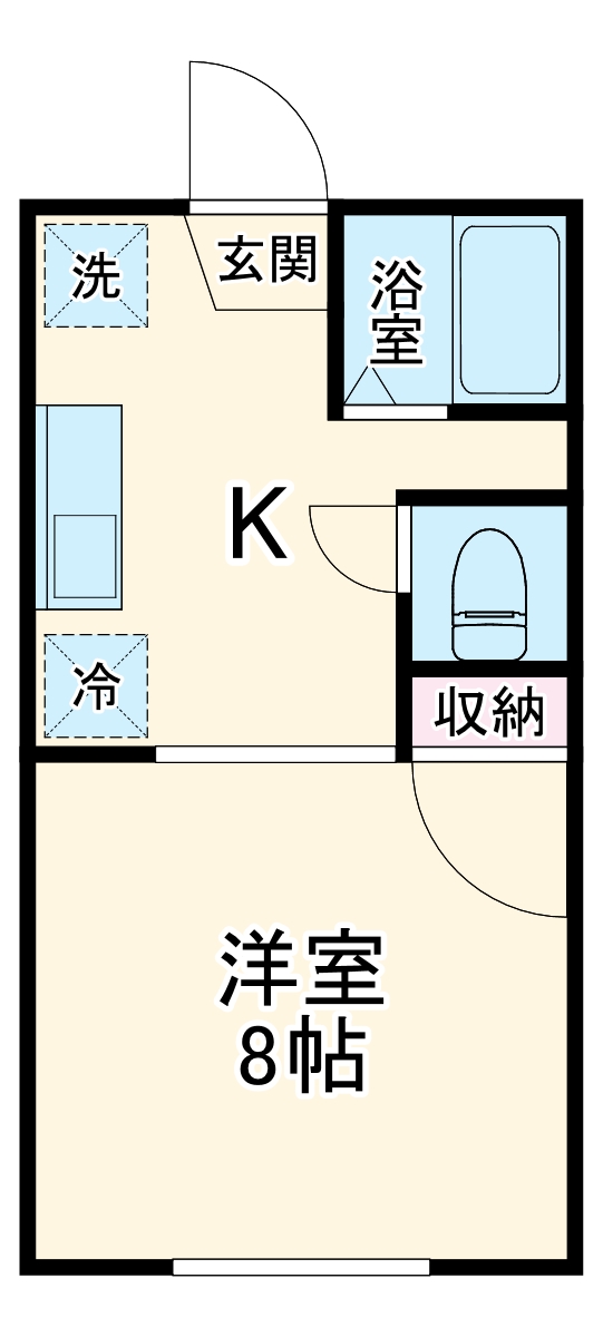 寺尾北マンションの間取り