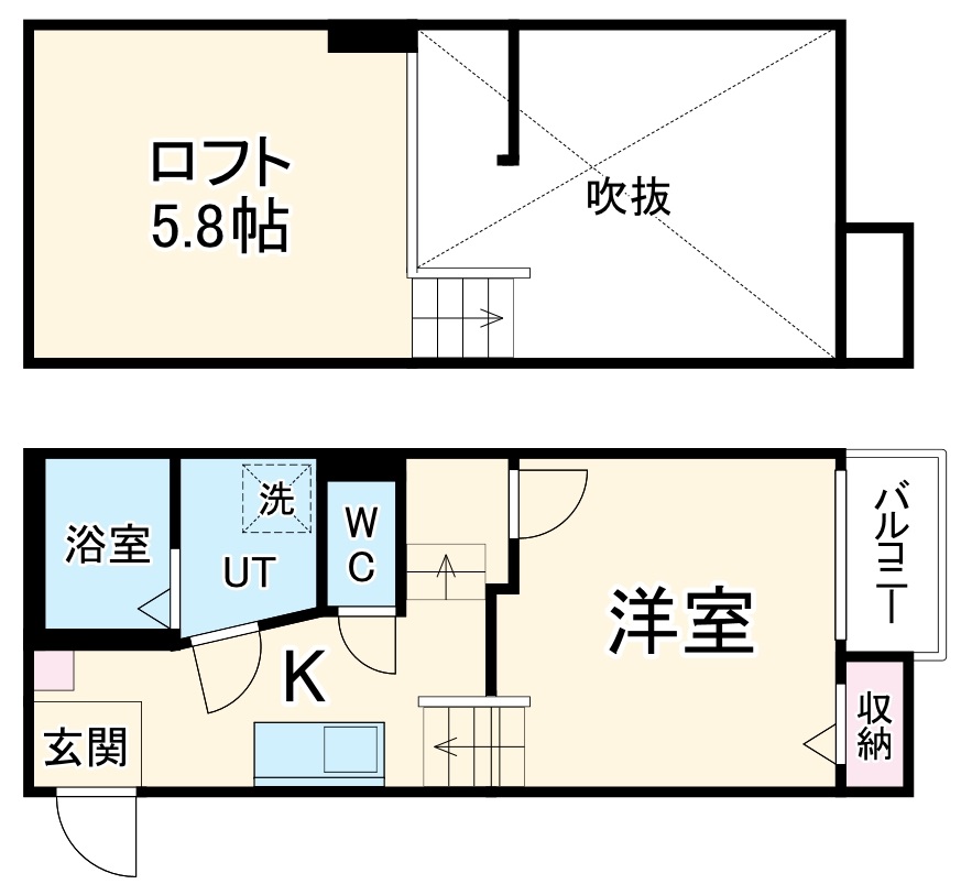 Creo中村公園七番館の間取り