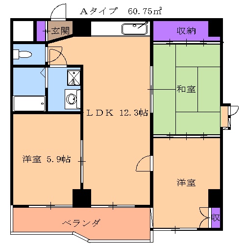 プラトー星の間取り