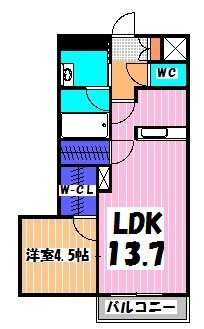 ノートル・レーヴ井上の間取り