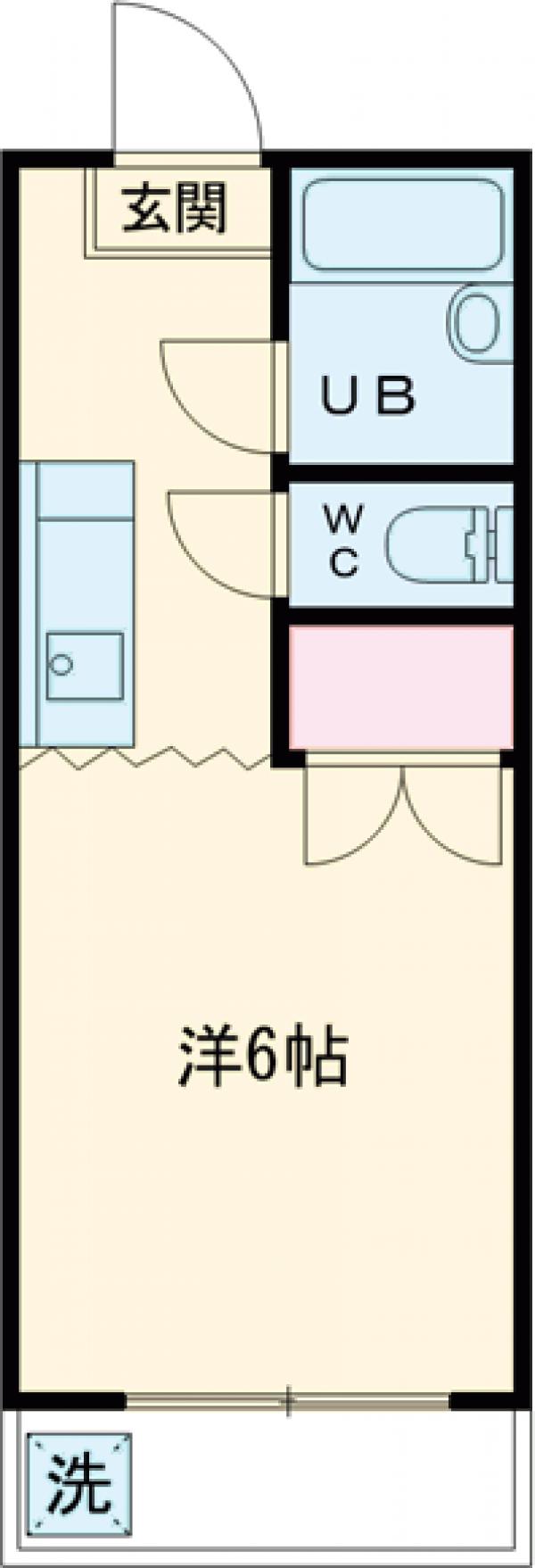 ジュネス増田の間取り
