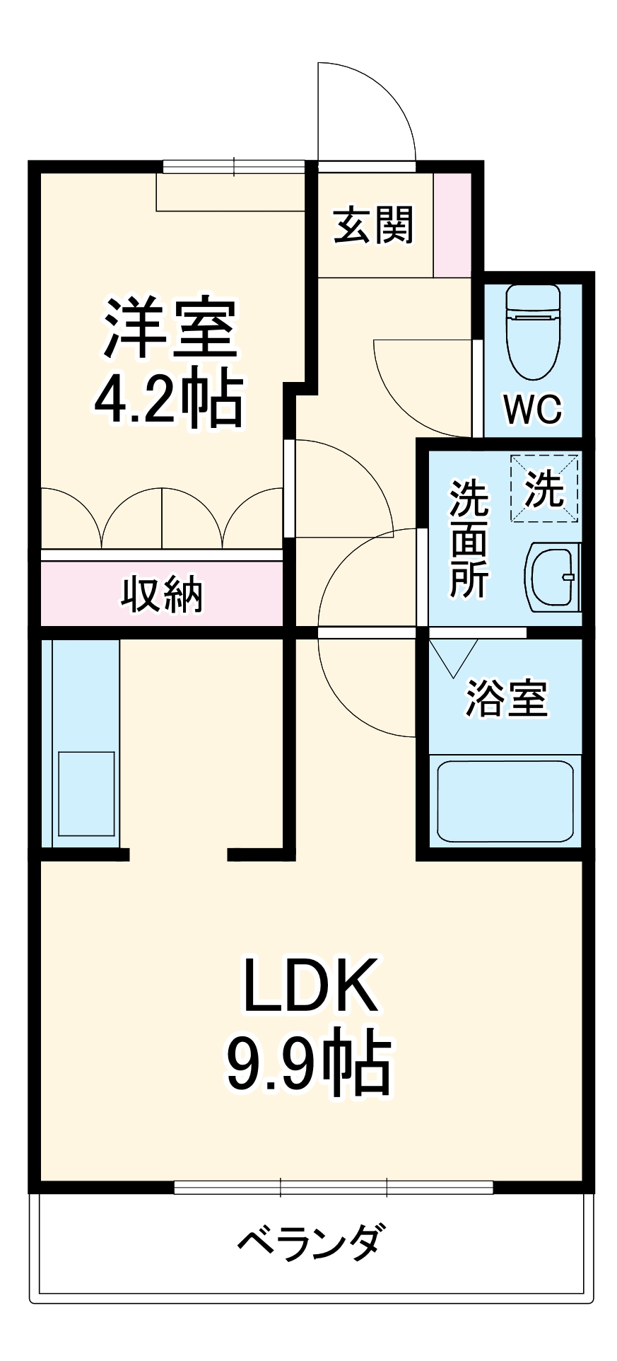 アリュールの間取り