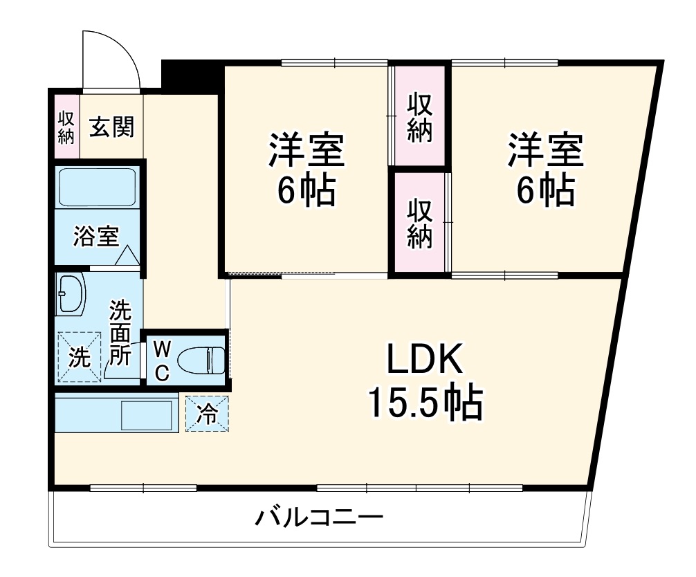 サンハイツ大和第3の間取り