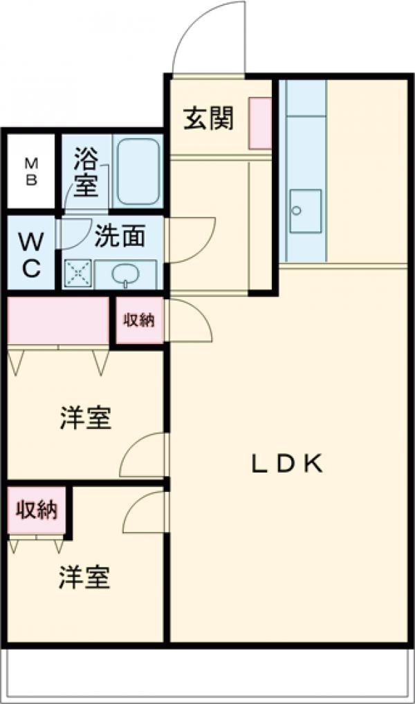 取手中央ハイツの間取り