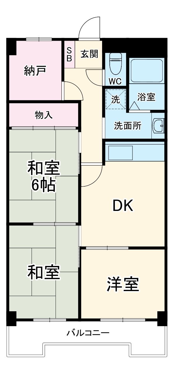 エクセレントトーシン東豊中の間取り
