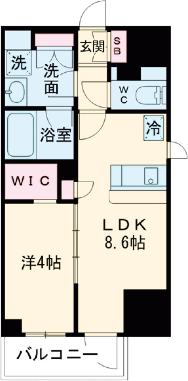 ジオエント池袋の間取り