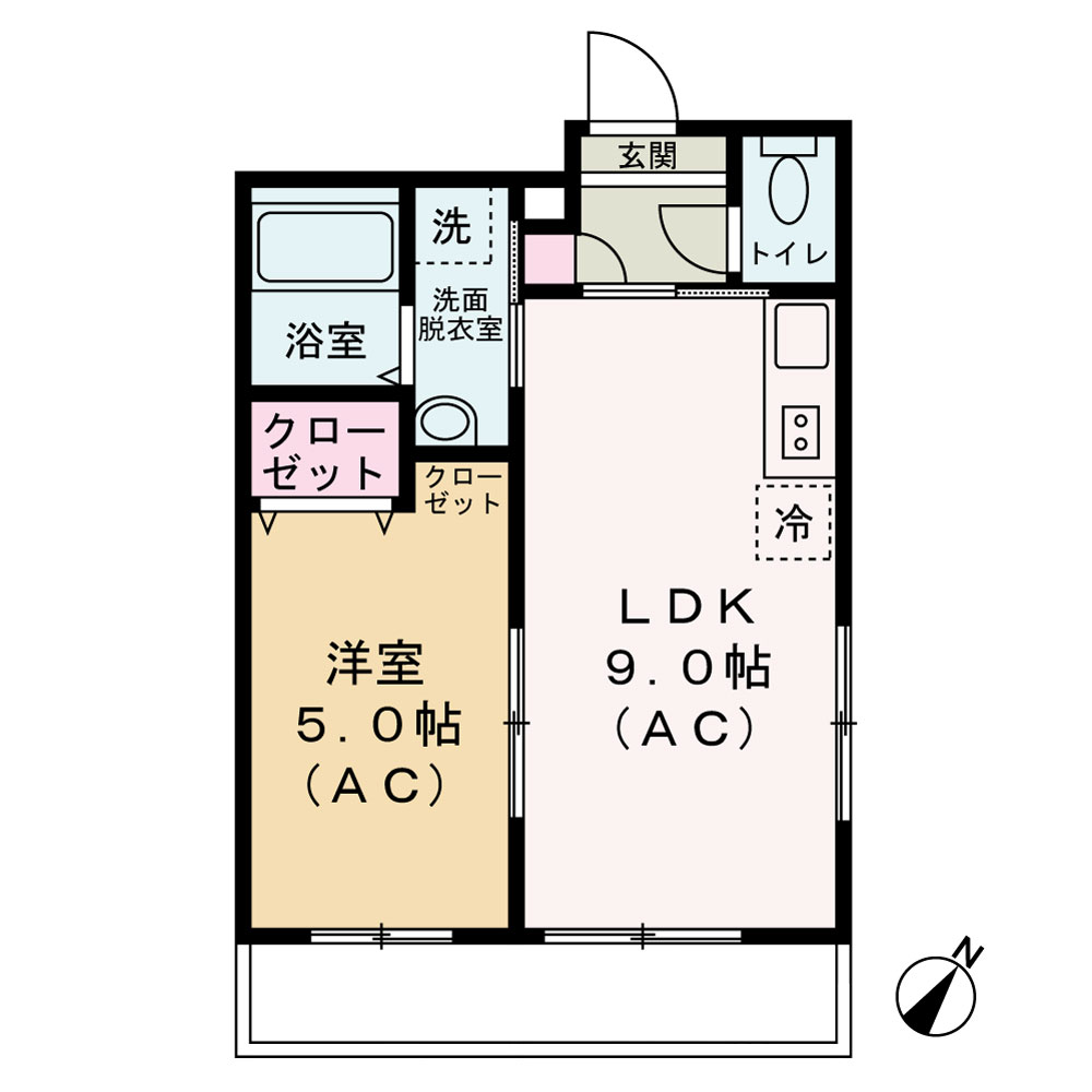 ブリリアンス根岸の間取り