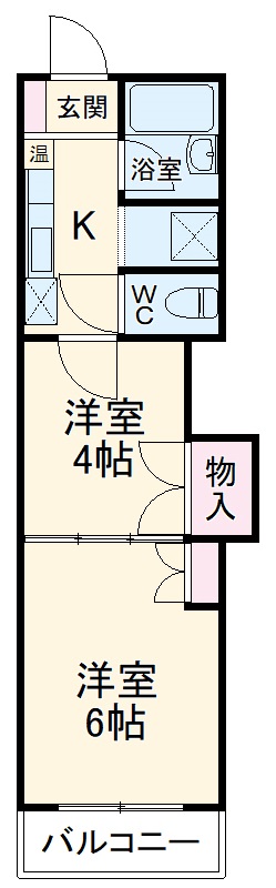 レジデンスカープ甲府の間取り