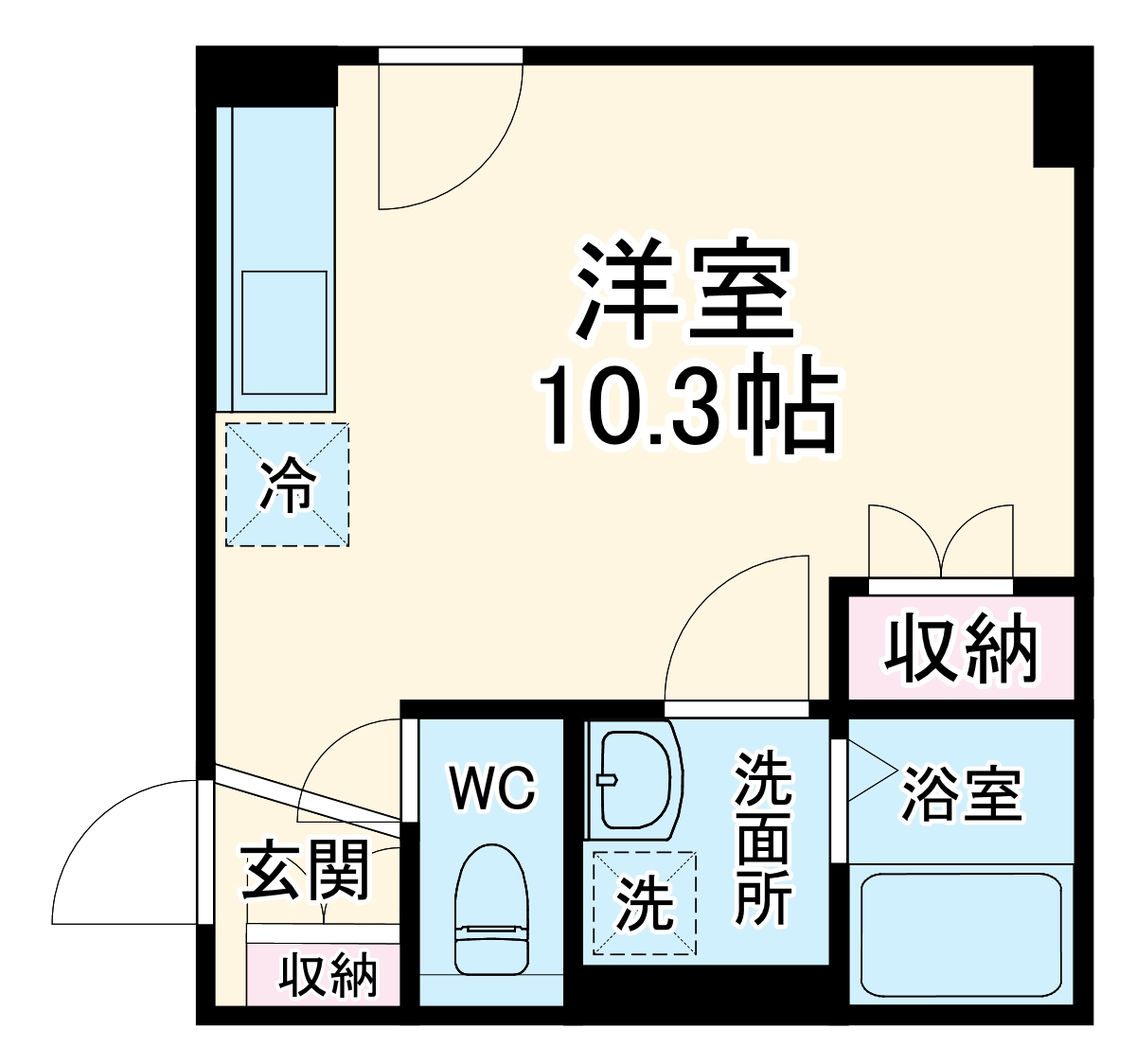 ヴィラシャルマンの間取り