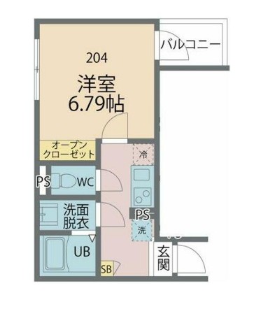 カインドネス矢部中央の間取り