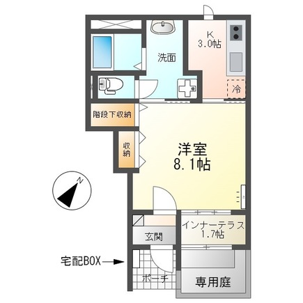 コンフォース流霞Ⅱの間取り