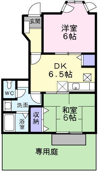 ペリプエストⅠ番館の間取り