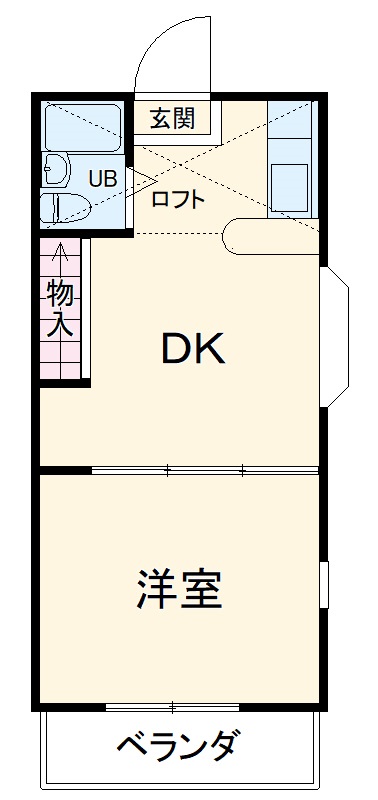 パレット南生田の間取り