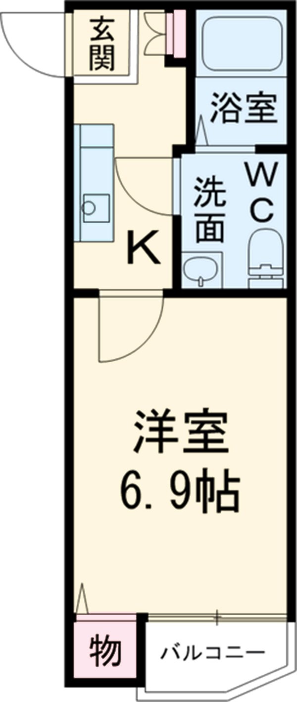 ウィン東中山の間取り