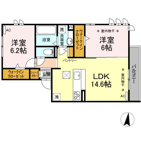 グランロシェ小森の間取り