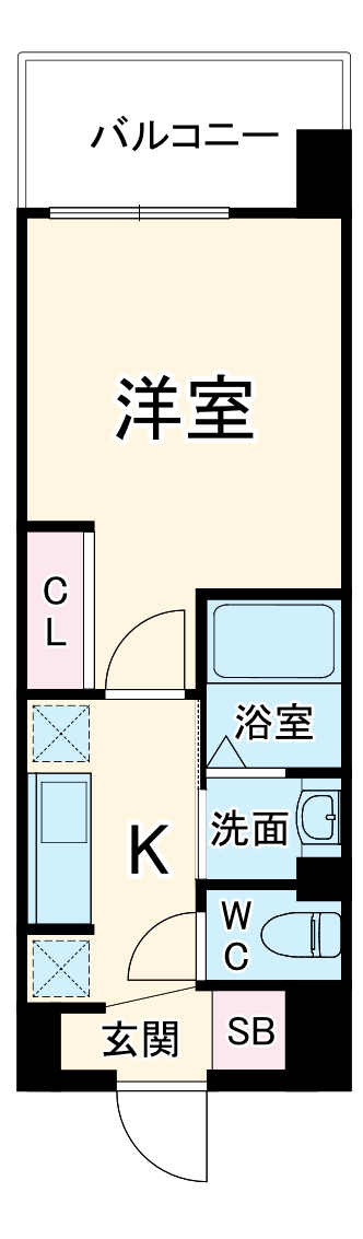 Luxe東三国westの間取り