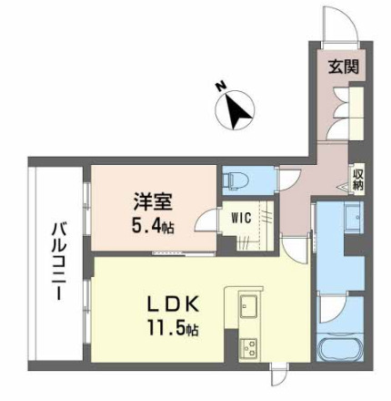 シャーメゾンアズナブルの間取り