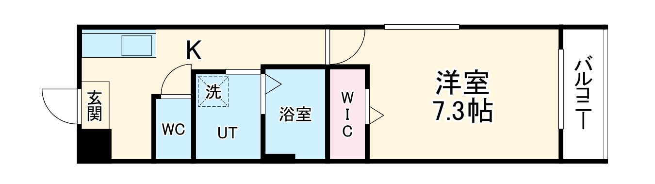 Kimi Residenceの間取り