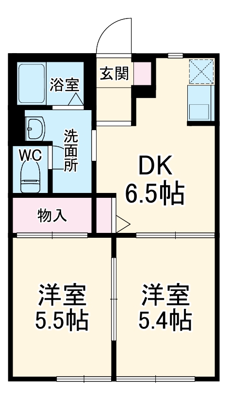 ディアスクレールの間取り
