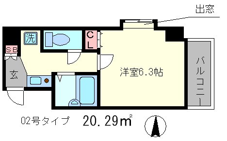 ベラジオ四条堀川の間取り