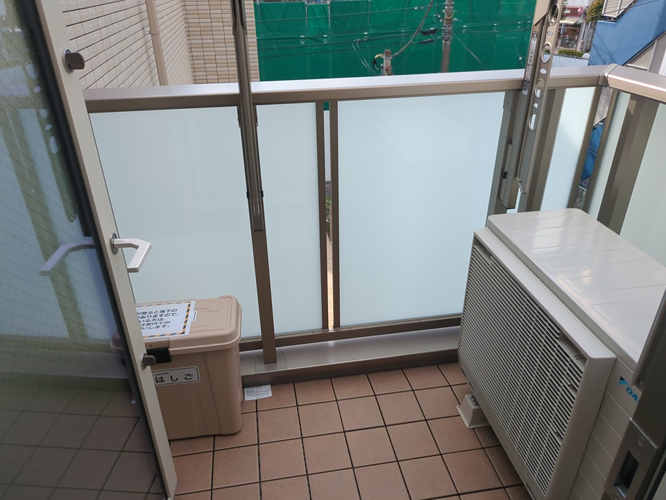 12/28 バルコニー