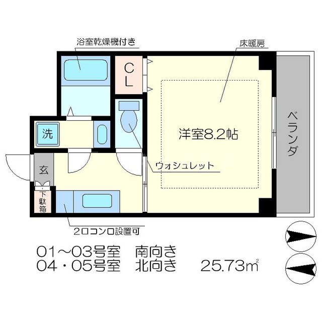 ミレニアム公和Ⅲの間取り
