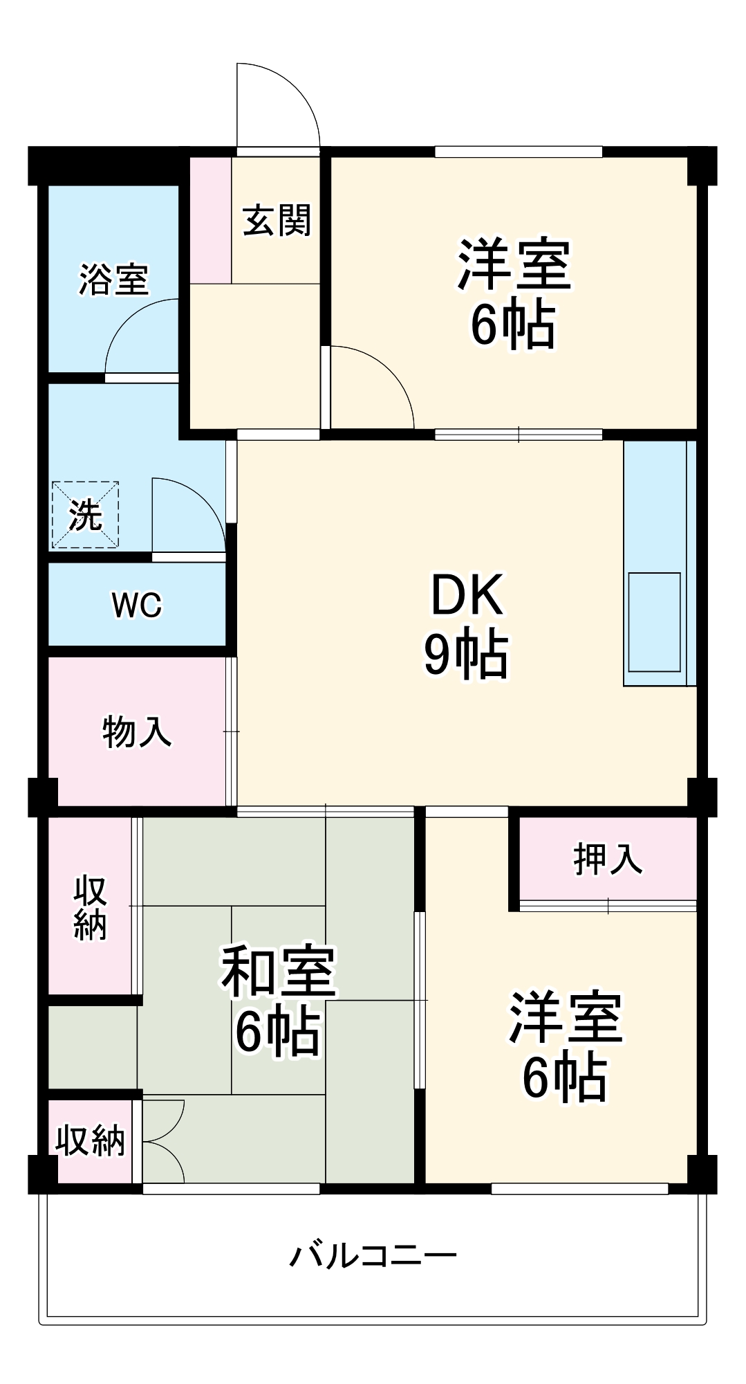 プラーンソレイユ池見の間取り