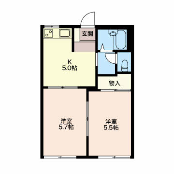 フォレストタウンBの間取り