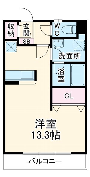グリーンピア白岡・106号室の間取り