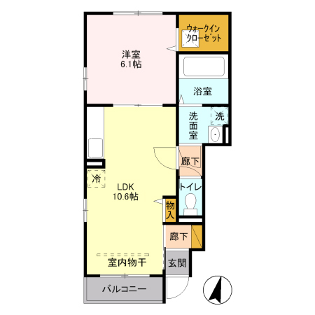 River Side Ⅱの間取り