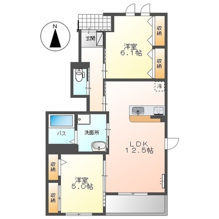 プティ・モンドの間取り