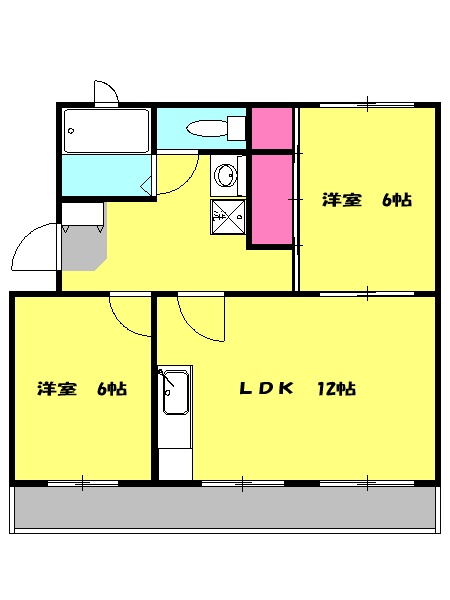 オピュレンス小田原の間取り
