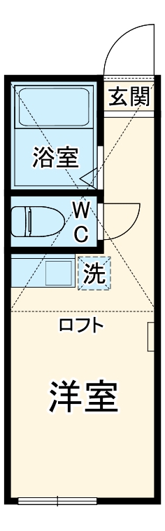 ユナイト南太田ラ・ヴィレンヌの間取り