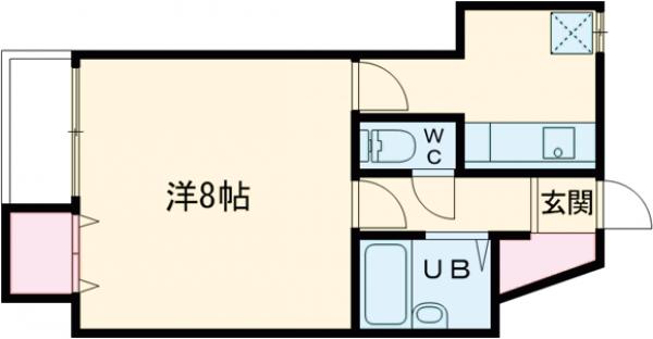 Ｕフラッツの間取り